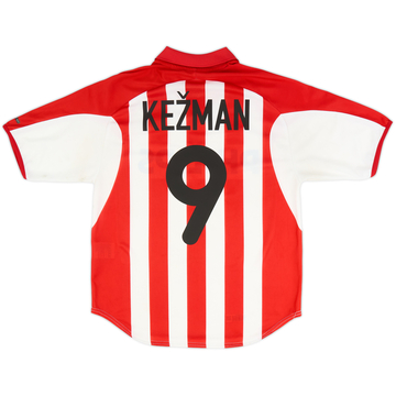 2000-02 PSV Home Shirt Kezman #9 - 6/10 - (M)