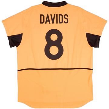 2002-04 Netherlands Home Shirt Davids #8 - 8/10 - (XXL)