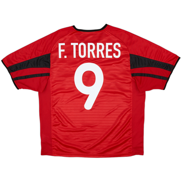 2001-02 Atletico Madrid Away Shirt F.Torres #9 - 8/10 - (L)