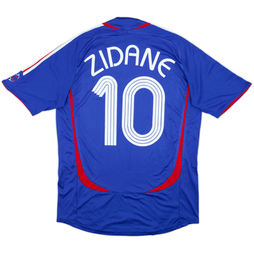 2006-07 Francia Camiseta Titular Zidane #10 - 5/10 - (M)