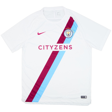 2017-18 Manchester City 'Champions' Pre-Match Shirt - 10/10 - (XL)