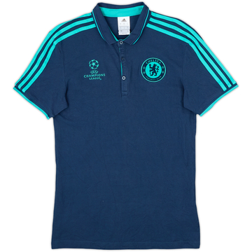 2015-16 Chelsea adidas CL Polo Shirt - 7/10 - (S)
