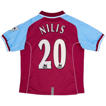 2000-01 Aston Villa Home Shirt Nilis #20 - 7/10 - (S)