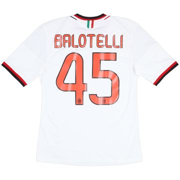 2013-14 AC Milan Away Shirt Balotelli #45 - 7/10 - (S)