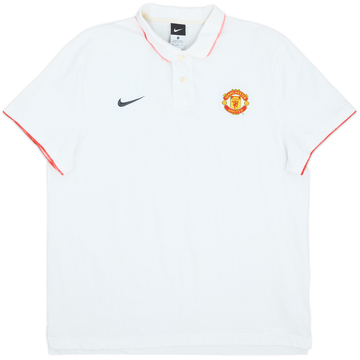 2010-11 Manchester United Nike Polo Shirt - 8/10 - (XL)