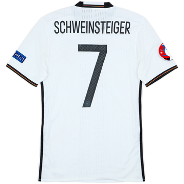 2015-16 Germany Authentic Home Shirt Schweinsteiger #7 - 8/10 - (S)