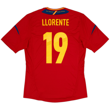 2011-12 Spain Home Shirt Llorente #19 (M)