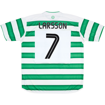 2003-04 Celtic Home Shirt Larsson #7 - 7/10 - (XL)