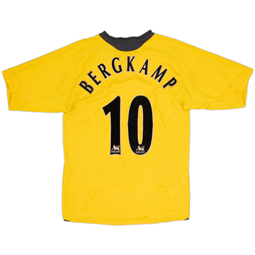 2005-06 Arsenal Away Shirt Bergkamp #10 - 7/10 - (S)