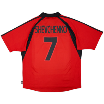 2001-02 AC Milan Third Shirt Shevchenko #7 - 8/10 - (XL)