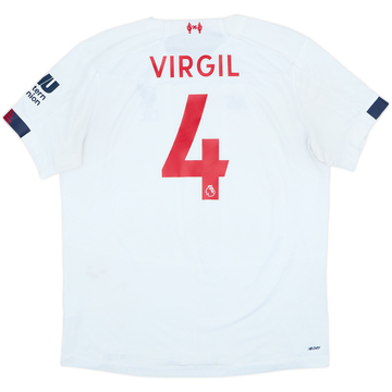 2019-20 Liverpool Away Shirt Virgil #4 - 6/10 - (XL)