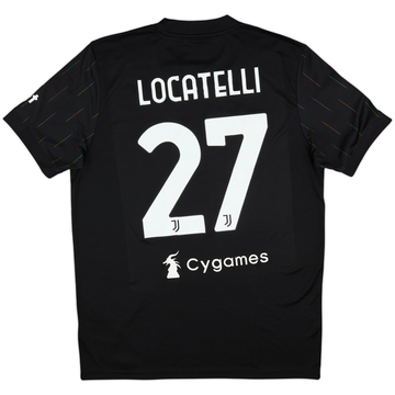 2021-22 Juventus Away Shirt Locatelli #27 - 8/10 - (L)