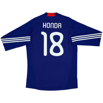 2010-12 Japan Player Issue Home L/S Shirt Honda #18 - 5/10 - (XL)