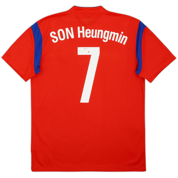 2014-15 South Korea Home Shirt Son Heung Min #7 - 6/10 - (M)