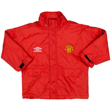 1998-99 Manchester United Umbro Rain Jacket - 8/10 - (M.Boys)