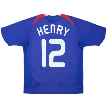 2007-08 France Home Shirt Henry #12 - 6/10 - (XL.Boys)