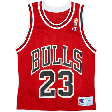 1991-93 Chicago Bulls Jordan #23 Champion Away Jersey - 5/10 - (M)
