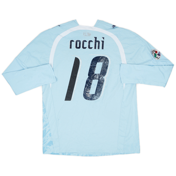 2006-07 Lazio Match Issue Home L/S Shirt Rocchi #18