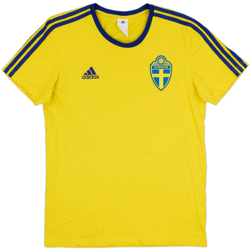 2018 Sweden adidas Cotton Tee - 8/10 - (M)