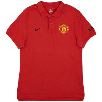 2011-12 Manchester United Nike Polo Shirt - 8/10 - (M)