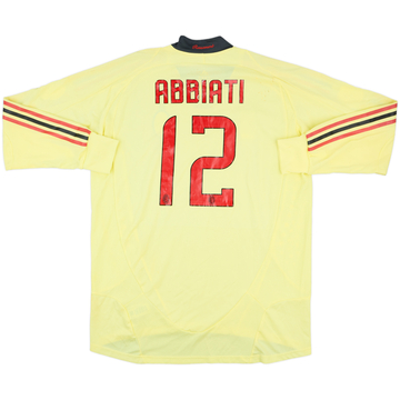 2008-09 AC Milan Match Issue GK Shirt Abbiati #12