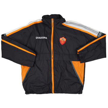 1998-99 Roma Diadora Hooded Rain Jacket - 8/10 - (L)