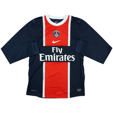 2011-12 Paris Saint-Germain Match Issue Home L/S Shirt #4