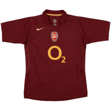 2005-06 Arsenal Home Shirt - 8/10 - (XL.Boys)
