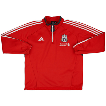 2011-12 Liverpool adidas 1/4 Zip Drill Top - 8/10 - (L/XL)