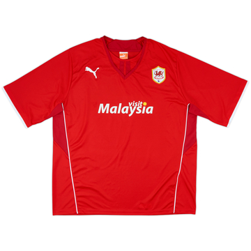 2013-14 Cardiff Home Shirt - 7/10 - (XXL)