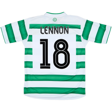 2003-04 Celtic Home Shirt Lennon #18 - 8/10 - (S)
