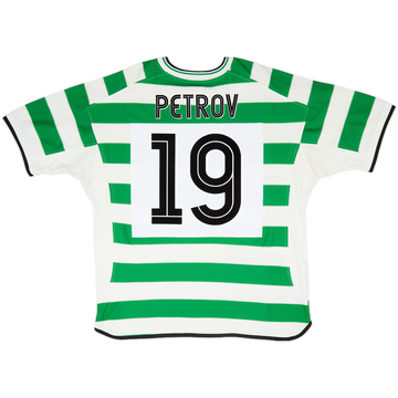 2003-04 Celtic Home Shirt Petrov #19 - 8/10 - (XL)
