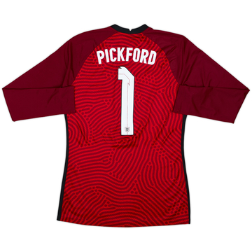 2020-21 England Authentic GK Shirt Pickford #1 - 6/10 - (M)