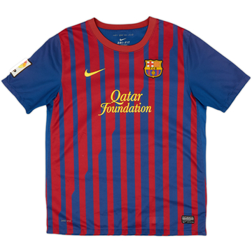 2011-12 Barcelona Home Shirt - 7/10 - (XL.Boys)