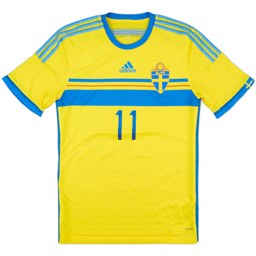 2014-15 Sweden Match Issue Home Shirt #11