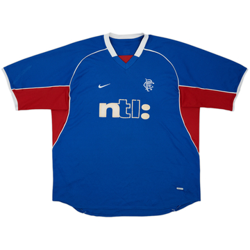 2001-02 Rangers Home Shirt - 6/10 - (XXL)