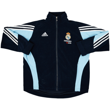 2003-04 Real Madrid adidas Fleece Track Jacket - 8/10 - (XXL)