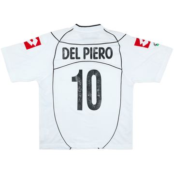2002-03 Juventus Away Shirt Del Piero #10 - 5/10 - (L)