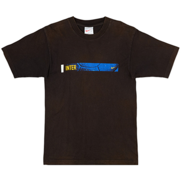 1998-99 Inter Milan Nike Graphic Tee - 7/10 - (S)