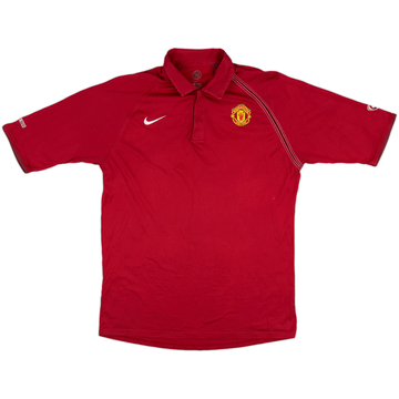 2004-05 Manchester United Nike Polo Shirt - 9/10 - (XXL)