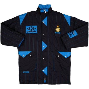 1992-93 Inter Milan Umbro Padded Bench Coat - 9/10 - (XL)
