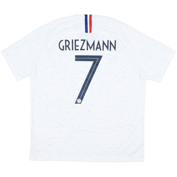 2018 France Away Shirt Griezmann #7 - 7/10 - (XL)