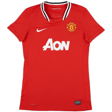 2011-12 Manchester United Home Shirt - 9/10 - (Women's S)