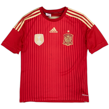 2013-15 Spain Home Shirt - 5/10 - (L.Boys)