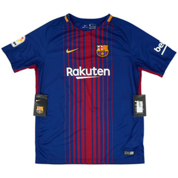2017-18 Barcelona Home Shirt (XL.Boys)
