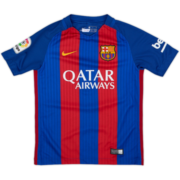 2016-17 Barcelona Home Shirt - 7/10 - (S.Boys)
