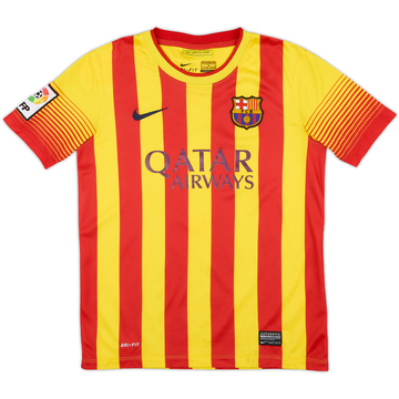 2013-15 Barcelona Away Shirt - 7/10 - (M.Boys)