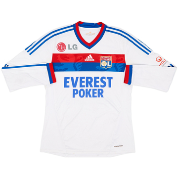 2011-12 Lyon Authentic Home L/S Shirt - 5/10 - (L)