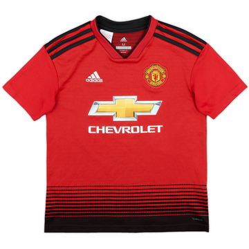 2018-19 Manchester United Home Shirt - 8/10 - (M.Boys)