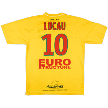 2009-10 Sedan Ardennes Match Issue Third Shirt Lucau #10